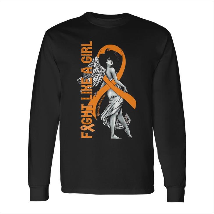 Fight Like A Leukemia Girl Long Sleeve T-Shirt