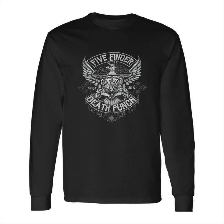 Five Finger Death Punch Howe Eagle Crest Long Sleeve T-Shirt