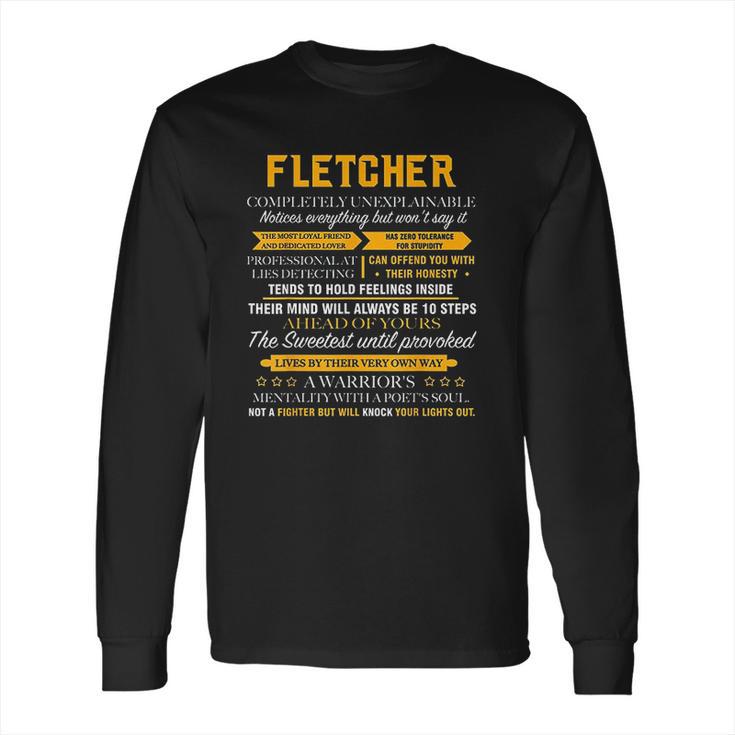 Fletcher Completely Unexplainable Family Long Sleeve T-Shirt