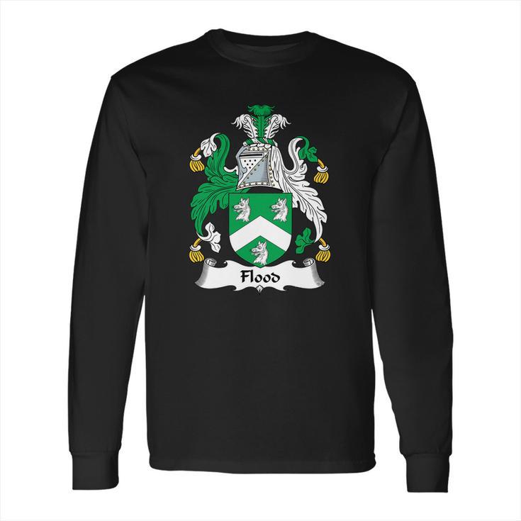 Flood Coat Of Arms Irish Family Crests Long Sleeve T-Shirt