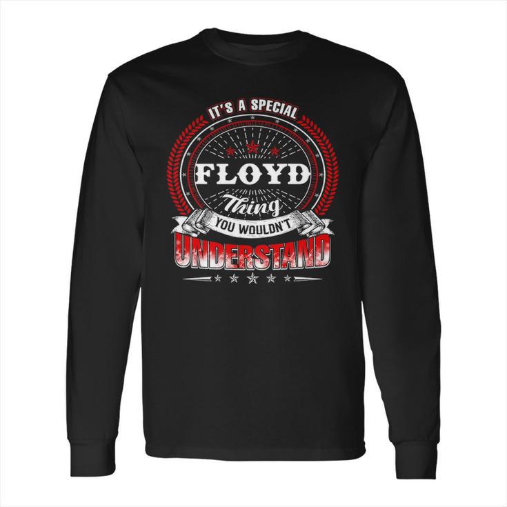 Floyd Shirt Family Crest FloydShirt Floyd Clothing Floyd Tshirt Floyd Tshirt Gifts For The Floyd Long Sleeve T-Shirt