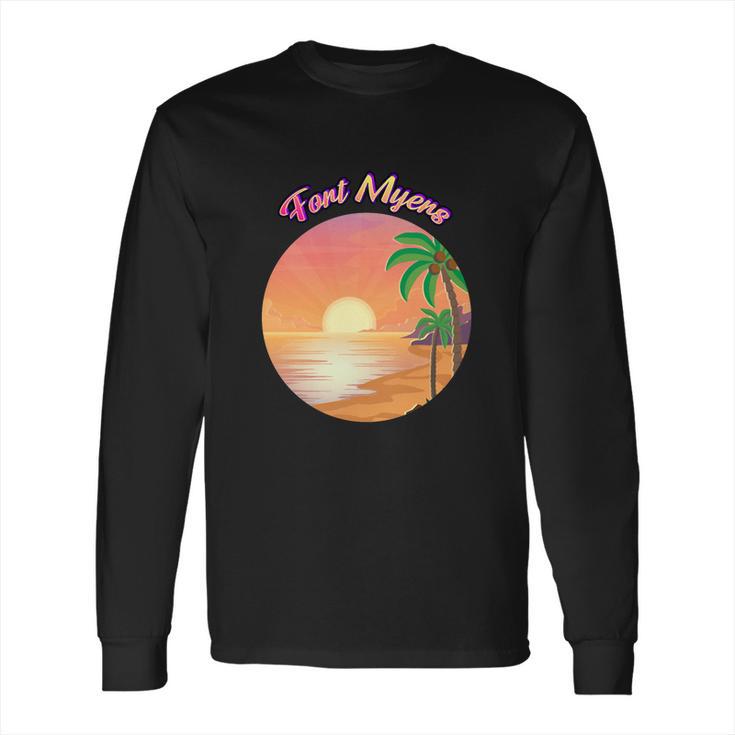 Fort Myers Florida Summer Vacation Souvenir Long Sleeve T-Shirt