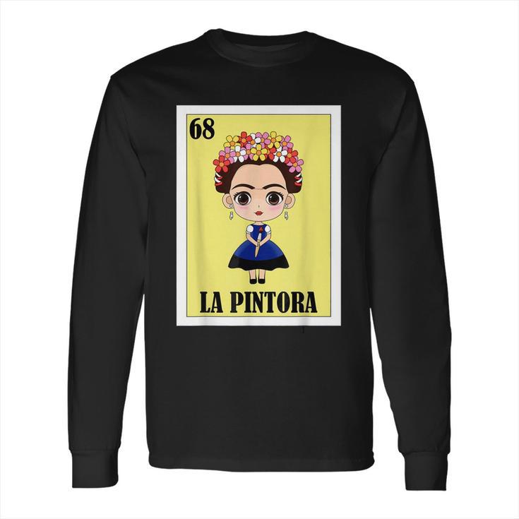 Frida Kahlo Funny Card Long Sleeve T-Shirt