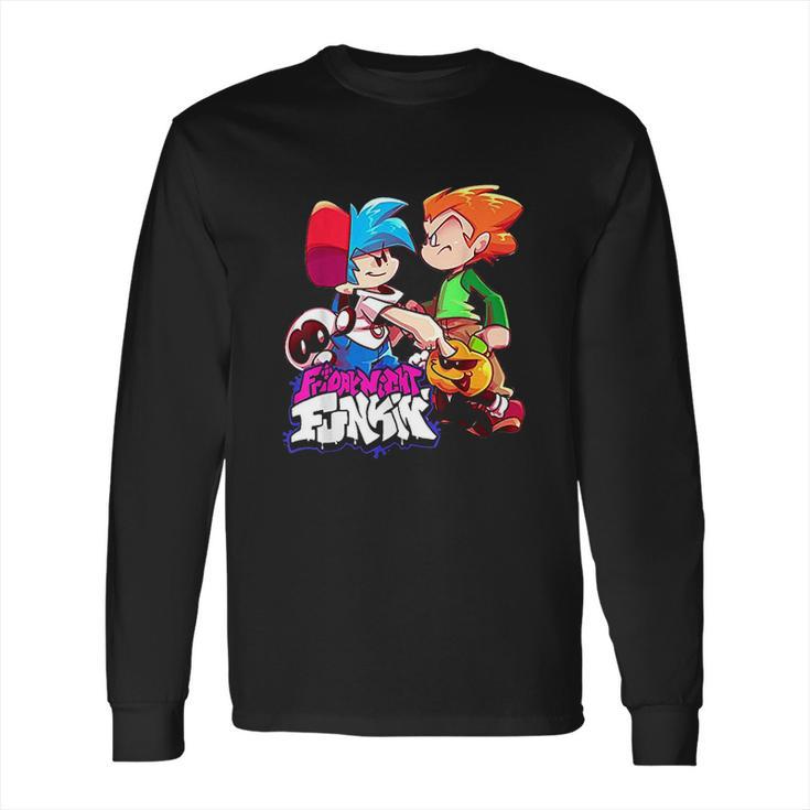 Friday Night Funkin Boyfriend And Pico Long Sleeve T-Shirt