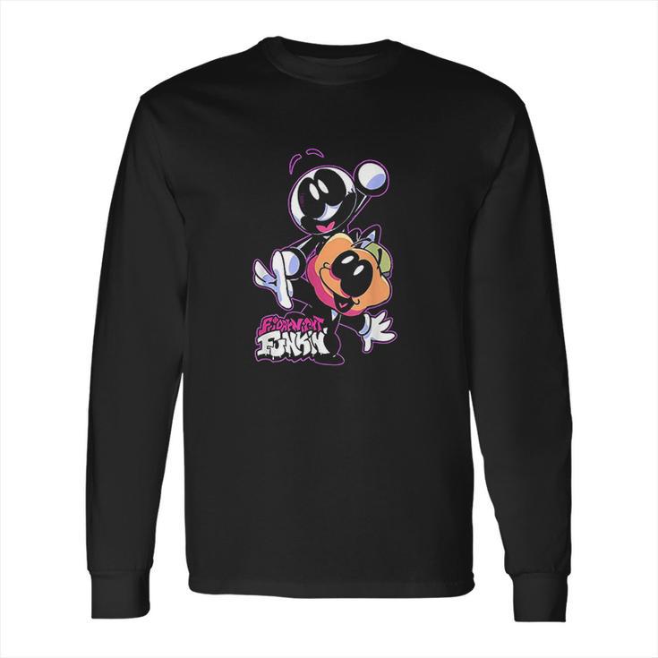 Friday Night Funkin Skid And Pump Artwork Long Sleeve T-Shirt