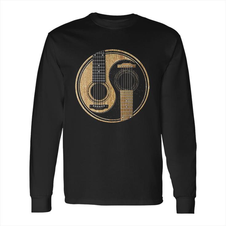 Funny Guitar Guitar Yin Yang Guitarist Long Sleeve T-Shirt