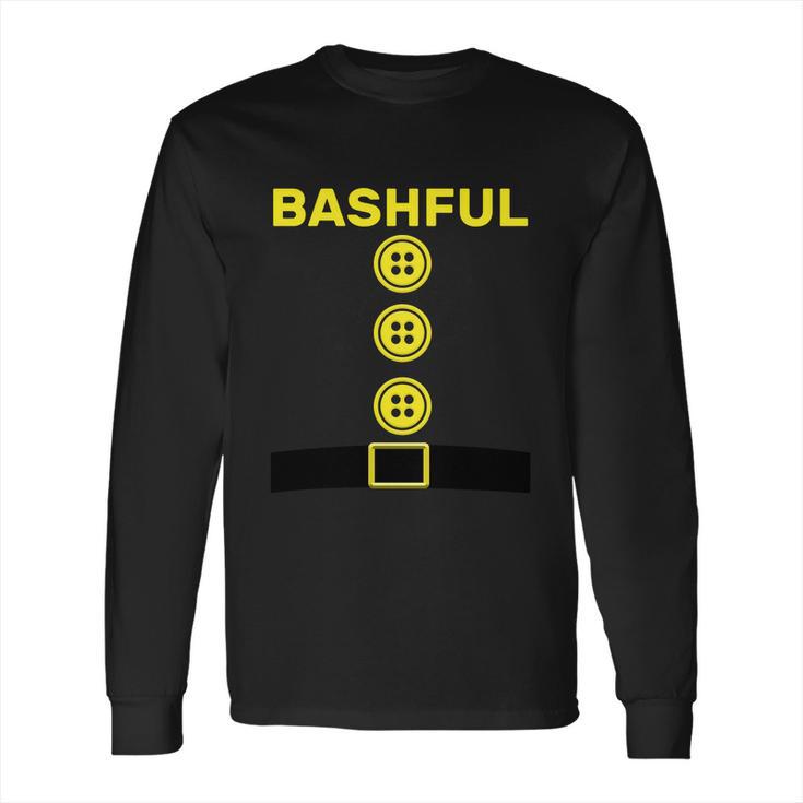 Funny Halloween Bashful Dwarf Halloween Costume Long Sleeve T-Shirt