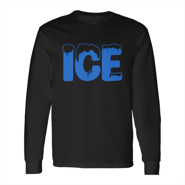 Funny Halloween Ice Costume Logo Halloween Long Sleeve T-Shirt