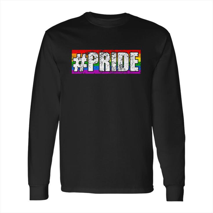 Funny Pride Gay Pride Logo Long Sleeve T-Shirt