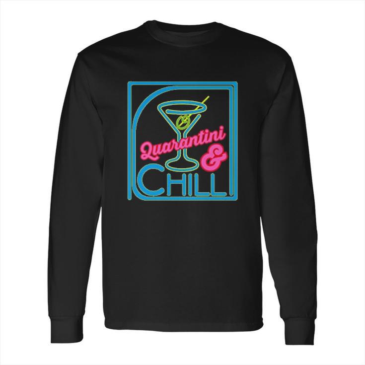 Funny Social Distancing And Chill Long Sleeve T-Shirt