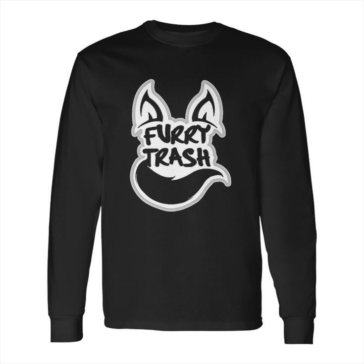 Fursona Furry Trash  Furries Tail Ears Cosplay Long Sleeve T-Shirt