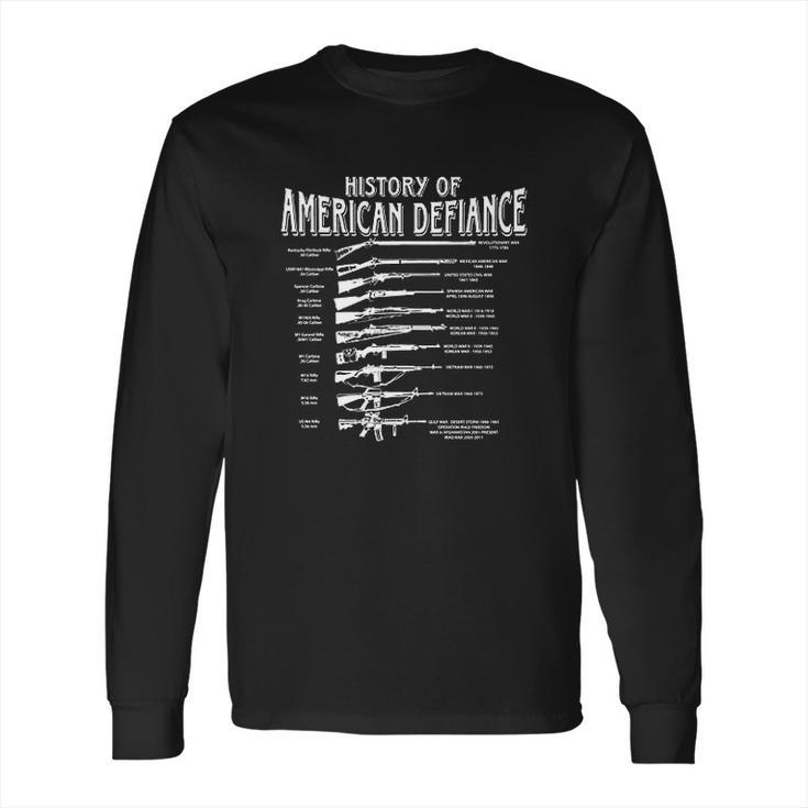 Gadsden And Culpeper History Of American Defiance Long Sleeve T-Shirt