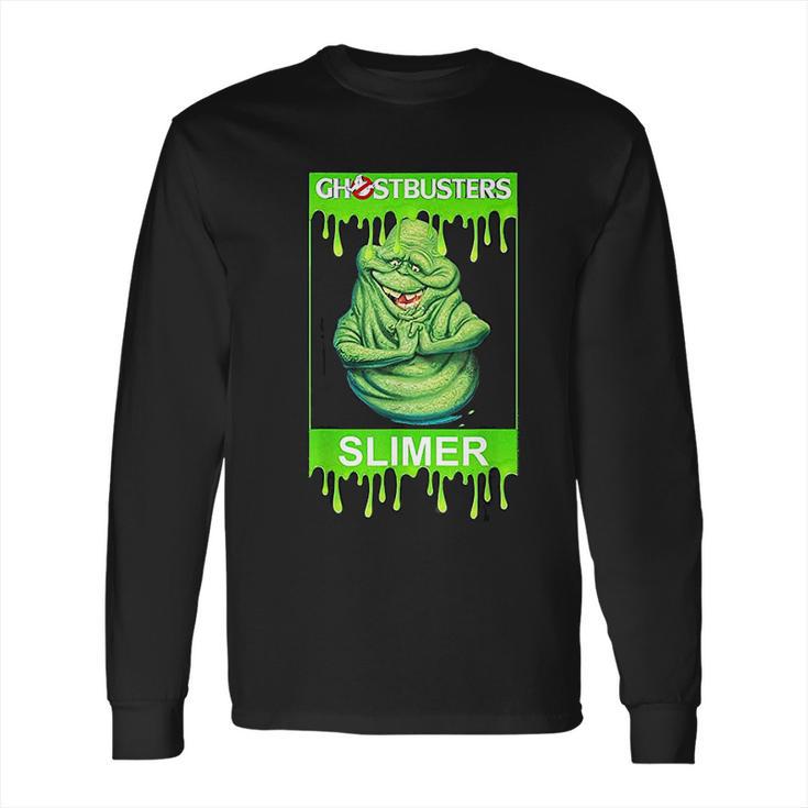 Ghostbusters Slimer Portrait Poster Long Sleeve T-Shirt