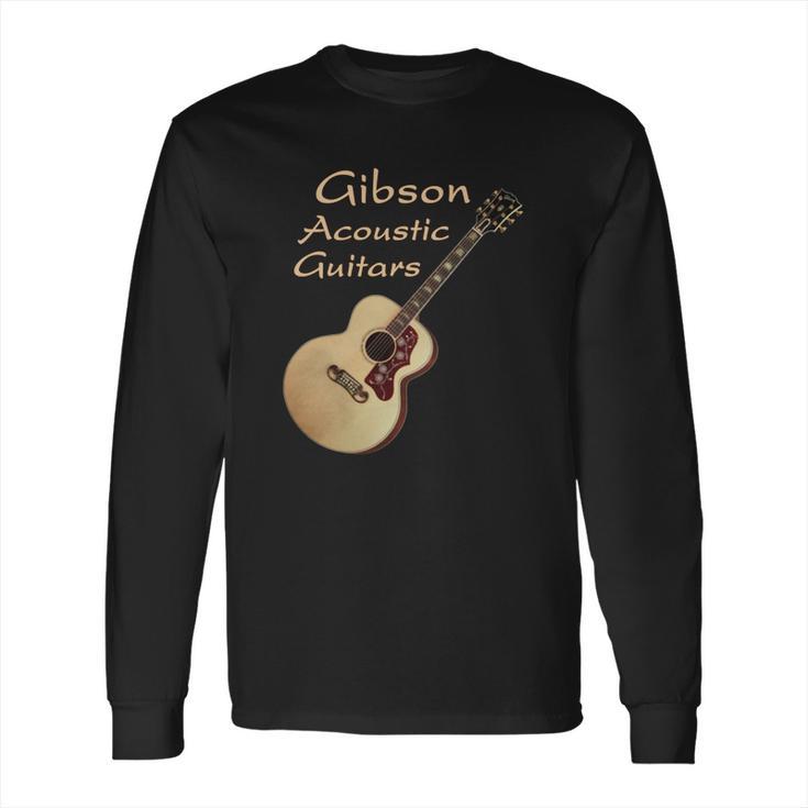 Gibson Acoustic T Shirt Long Sleeve T-Shirt