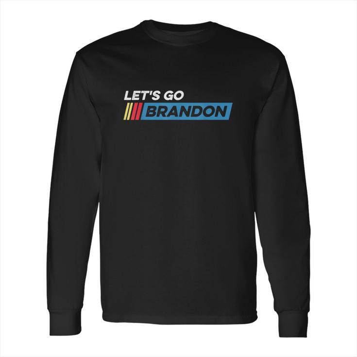 Lets Go Brandon Joe Biden Chant Fake News Strikes Again Impeach Biden Long Sleeve T-Shirt