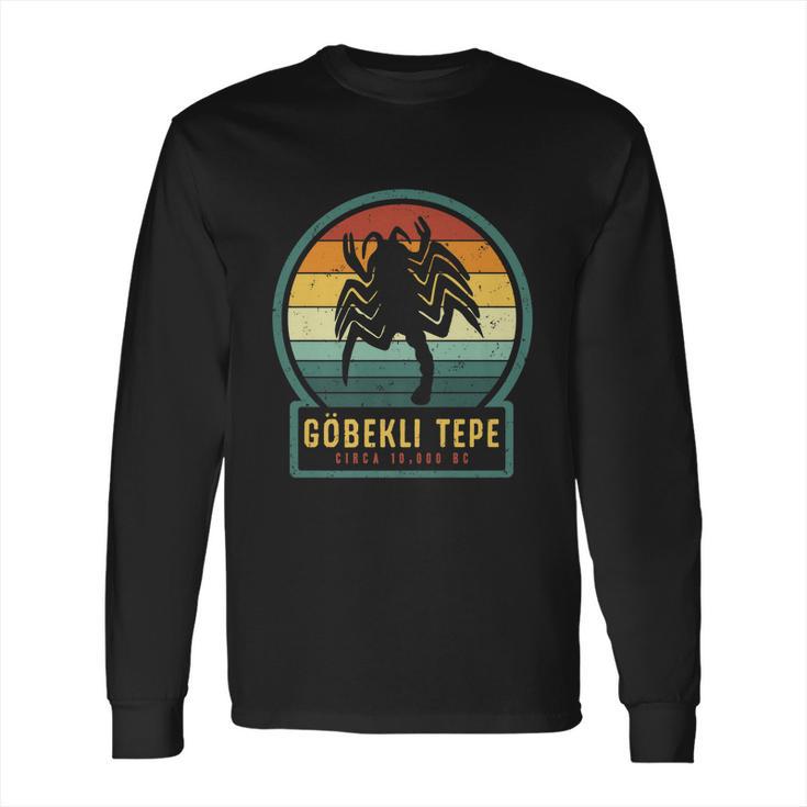 Gobekli Tepe Scorpion Vulture Stone Megalithic Structure Long Sleeve T-Shirt