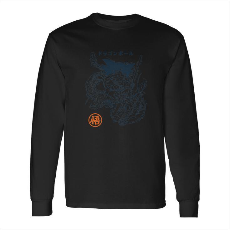 Goku And Shenron Long Sleeve T-Shirt