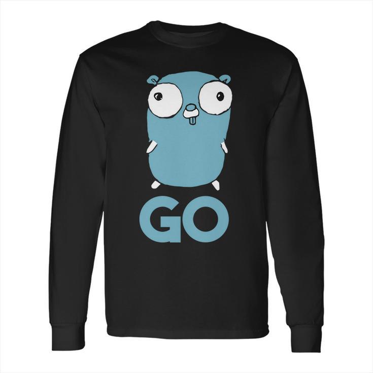 Golang Gopher Go Lang Programming Programmer It Cs Long Sleeve T-Shirt