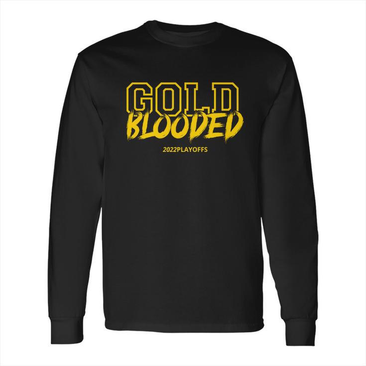 Gold Blooded Playoffs 2022 Championship Long Sleeve T-Shirt