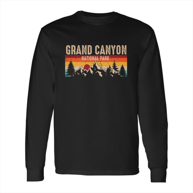 Grand Canyon National Park Arizona Travel Lover Camping Retro Long Sleeve T-Shirt