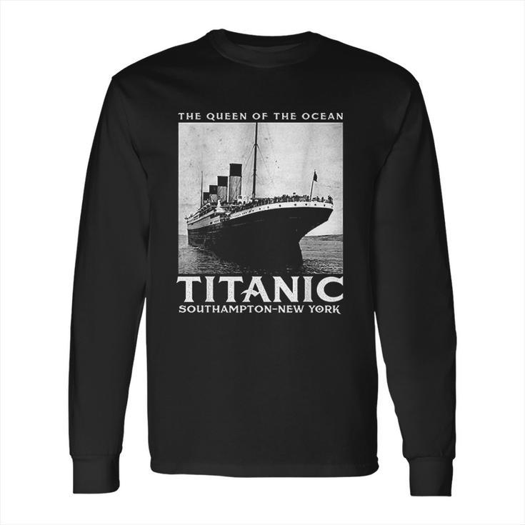 Great Rms Titanic April 1912 Sea Atlantic Ocean Ship Long Sleeve T-Shirt