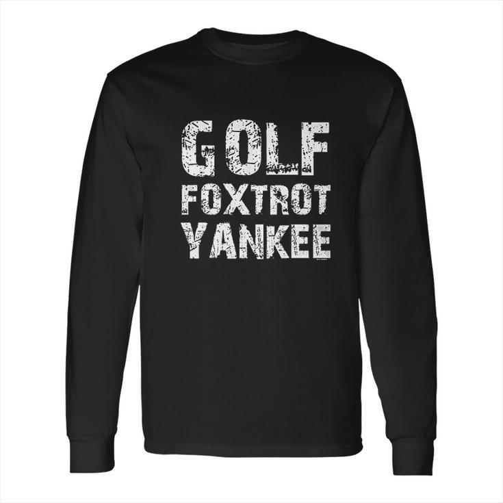 Haase Unlimited Golf Foxtrot Yankee Long Sleeve T-Shirt