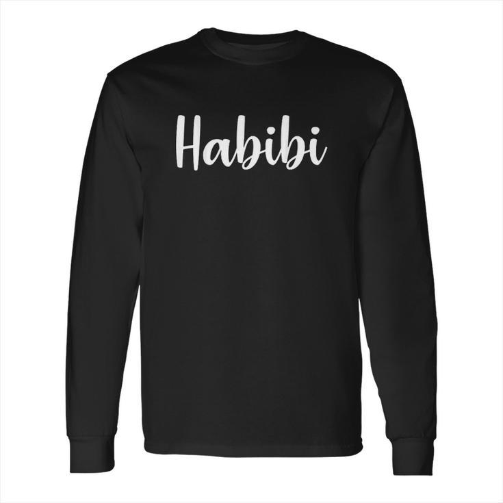 Habibi  Perfect Muslim Honeymoon Arabic Wedding Long Sleeve T-Shirt