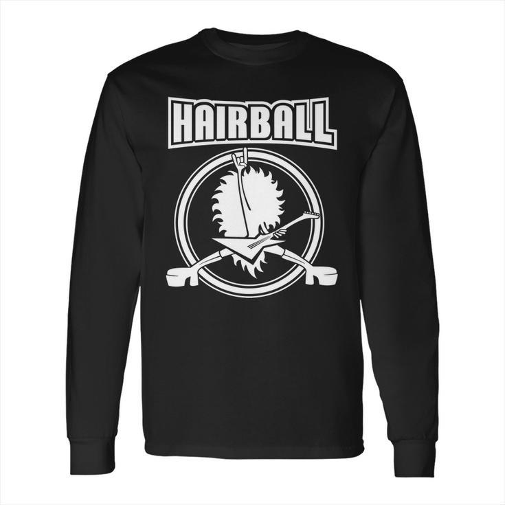 Hairball Band Guitar Logo Long Sleeve T-Shirt