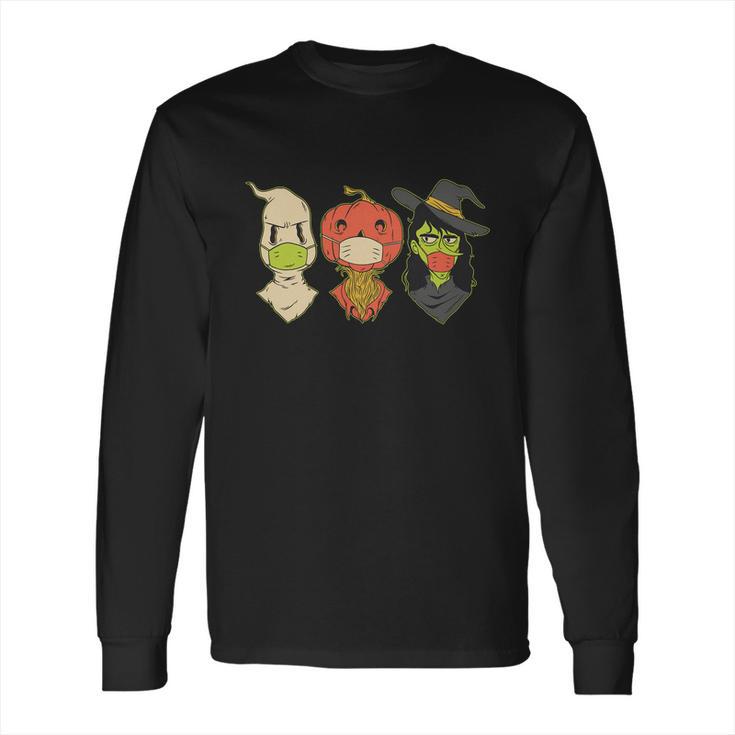 Halloween Creatures Pandemic Long Sleeve T-Shirt