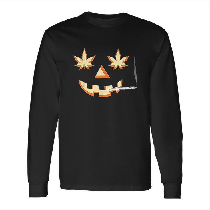 Halloween Funny Marijuana Gift Long Sleeve T-Shirt