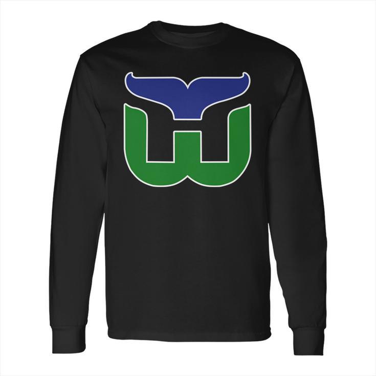 Hartford Whalers Hockey Retro Long Sleeve T-Shirt