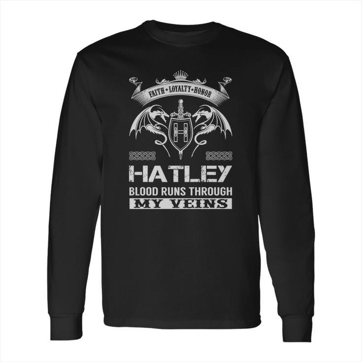 Hatley Last Name Surname Tshirt Long Sleeve T-Shirt