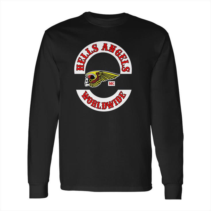 Hells Angels Worldwide T Shirt Long Sleeve T-Shirt Hoodie Sweatshirt Long Sleeve