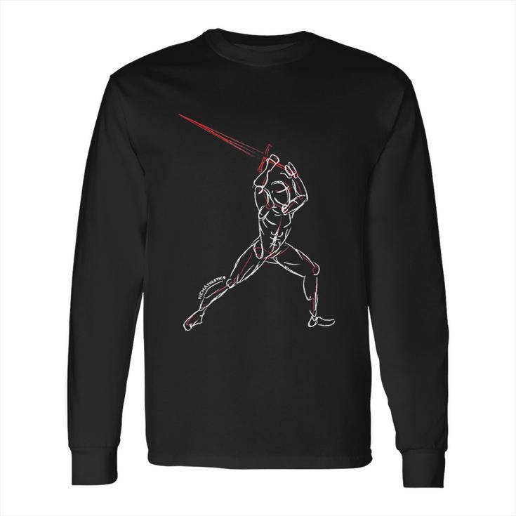 Hema Male Fencing Sketch Long Sleeve T-Shirt