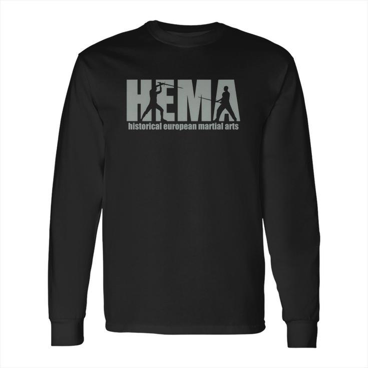 Hema Historical European Martial Arts T-Shirts Long Sleeve T-Shirt