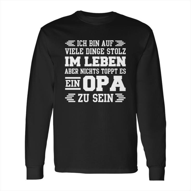 Herren Nichts Toppt Es Ein Opa Zu Sein Vatertag T-Shirt Long Sleeve T-Shirt