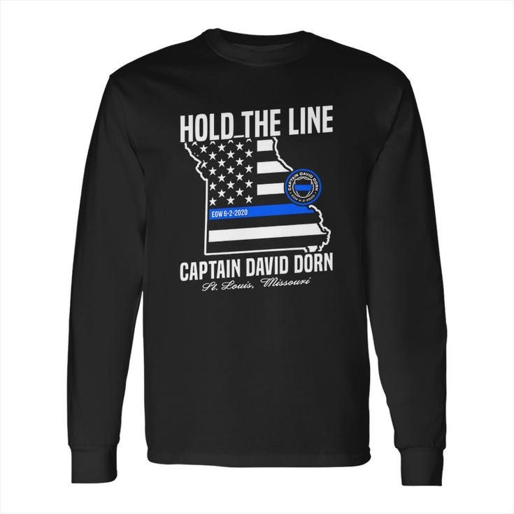 Hold The Line Captain David Dorn Long Sleeve T-Shirt