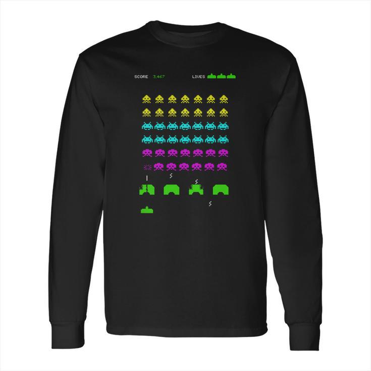 Invaders From Space Long Sleeve T-Shirt