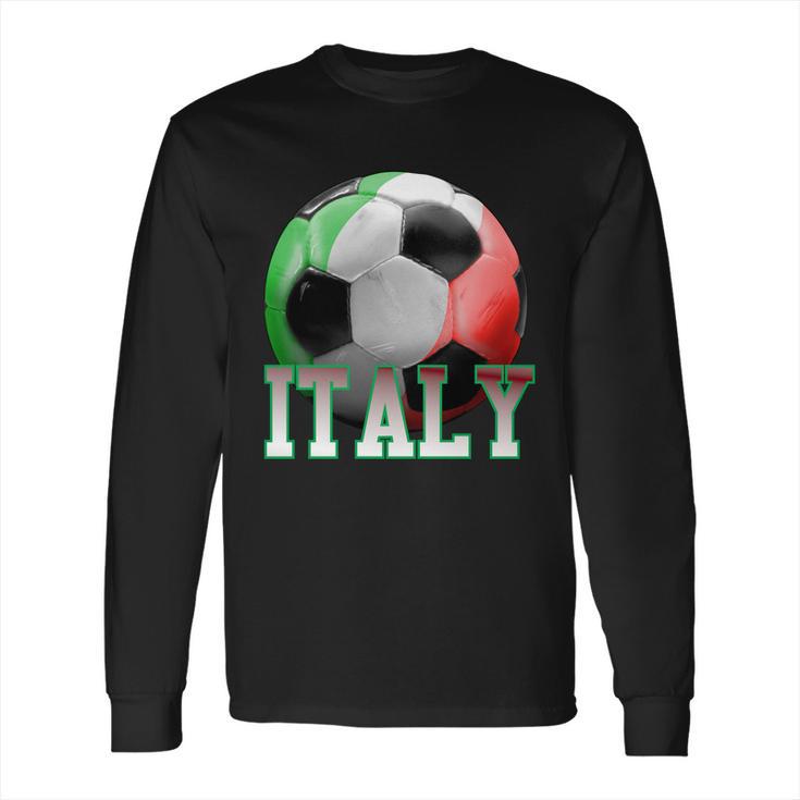 Italy Soccer Logo Long Sleeve T-Shirt