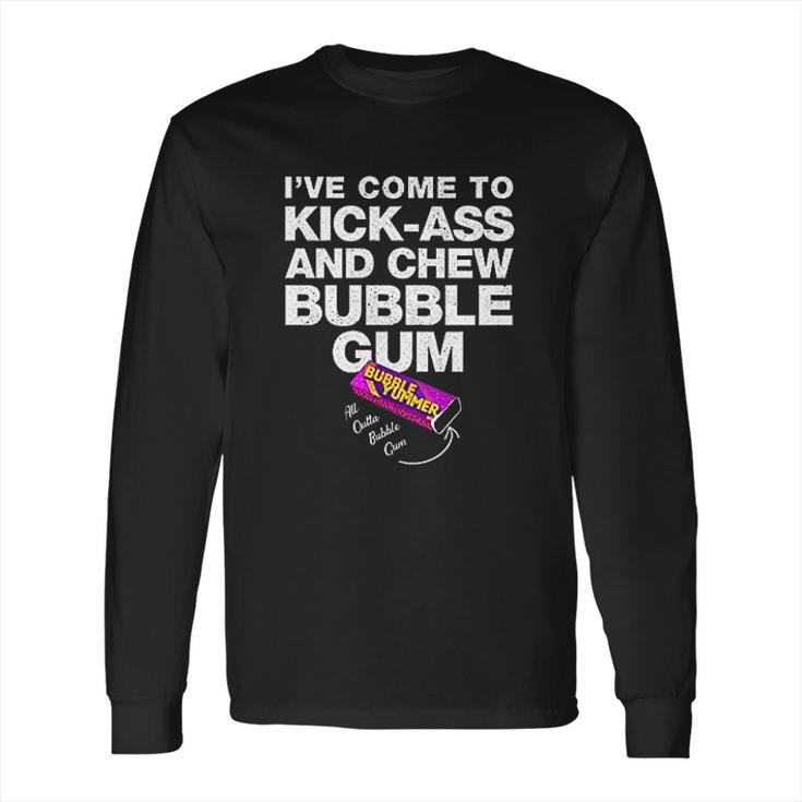 Ive Come To Chew Bubble Gum Long Sleeve T-Shirt