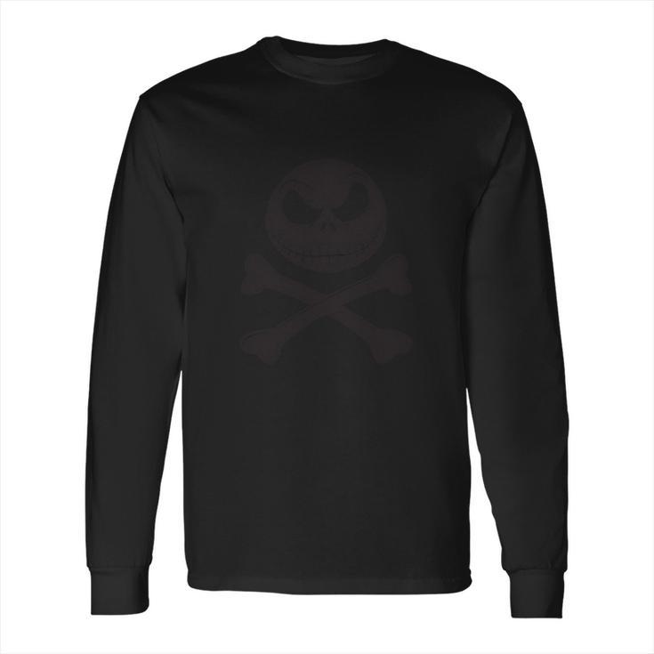 Jack Skellington Cross Long Sleeve T-Shirt