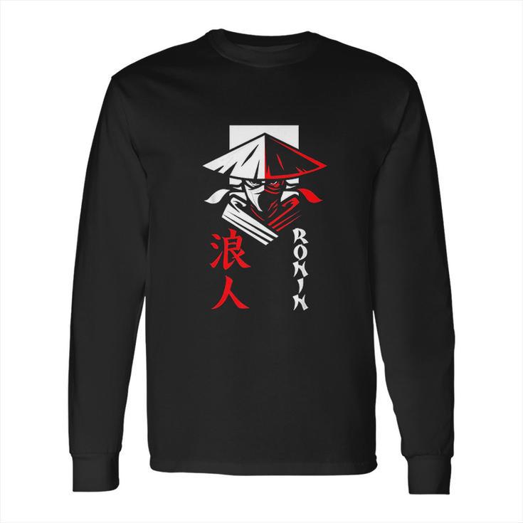 Japanese Ronin Samurai Warrior Bushido Gift Long Sleeve T-Shirt