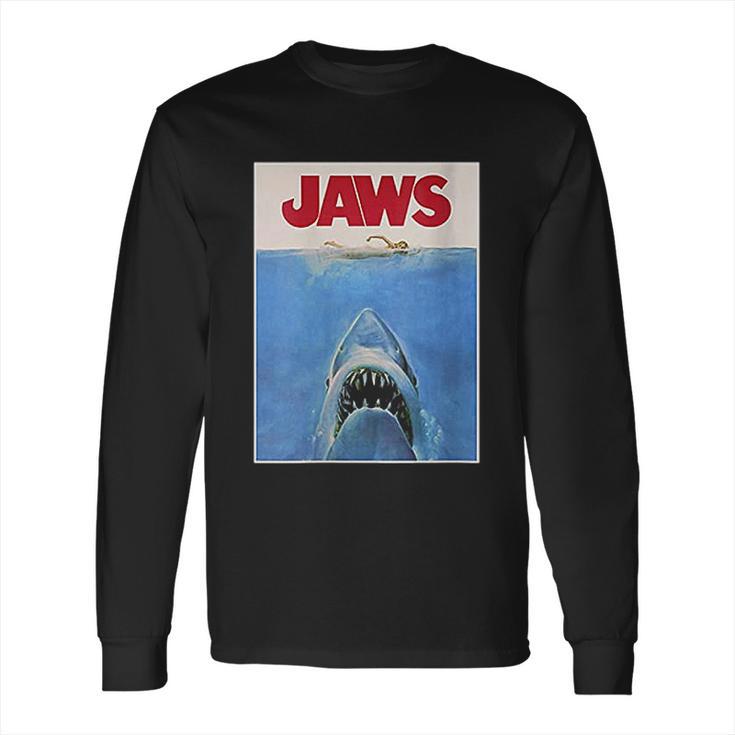 Jaws Original Movie Poster Long Sleeve T-Shirt