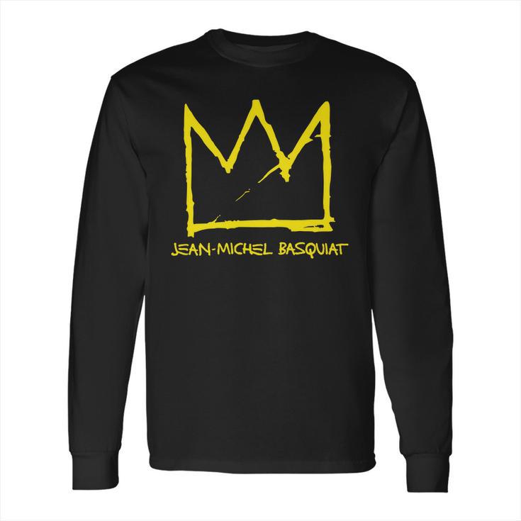 Jean Michel Basquiat Crown Art Long Sleeve T-Shirt