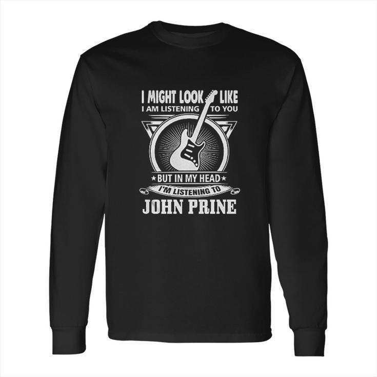 John Prine Mens Stylish Classic Long Sleeve T-Shirt