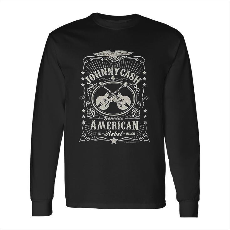 Johnny Cash American Rebel Official Long Sleeve T-Shirt