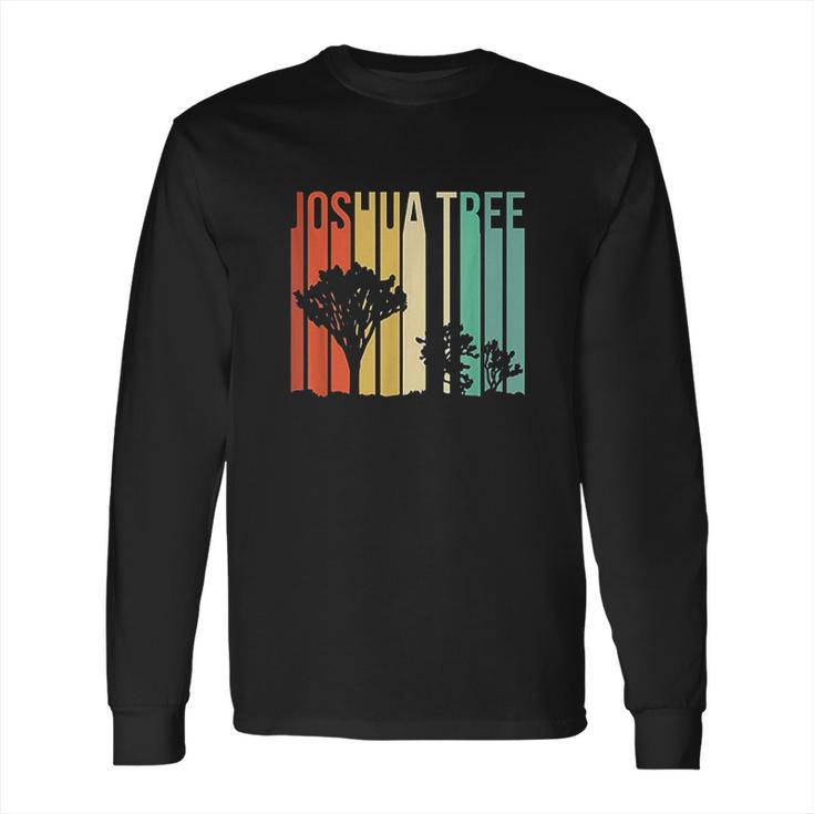 Joshua Tree Desert Vintage Retro Outdoors Camping California Long Sleeve T-Shirt