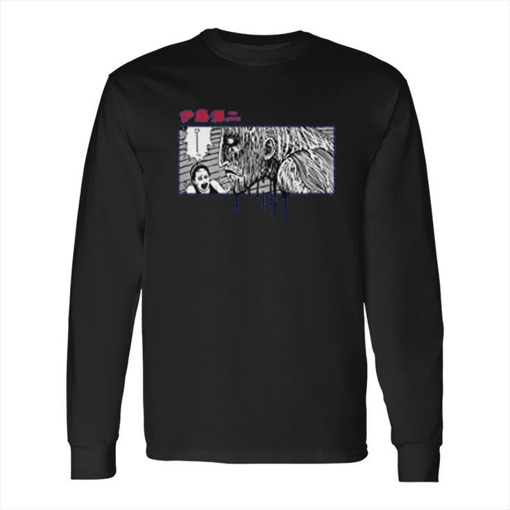 Junji Ito Dripping And Screaming Long Sleeve T-Shirt