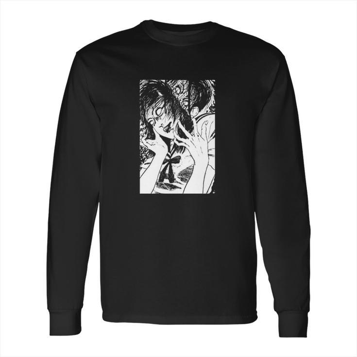 Junji Ito Horror Japanese Manga Long Sleeve T-Shirt