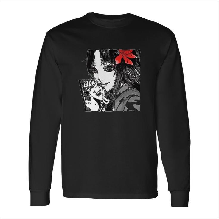 Junji Ito Tomie Art Long Sleeve T-Shirt